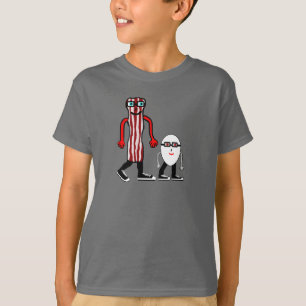 Funny Bacon & Egg Kids T-shirt