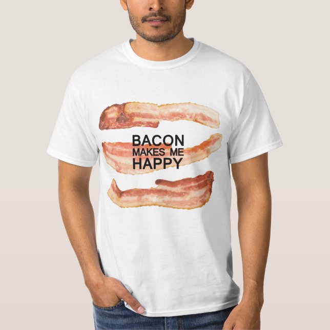 Funny Bacon Lover T-Shirt (Front)