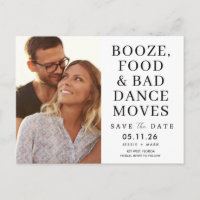 Funny Bad Dance Moves Wedding Save the Date