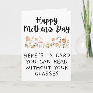 Funny Bad Eyesight Mother's Day Card