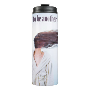 Funny Bad Hair Day custom name tumbler