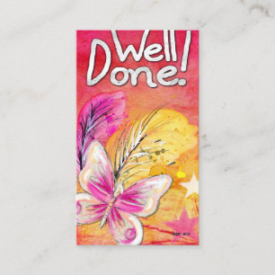 Funny Bad Parking Note Business Card