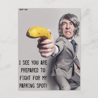 Funny Bad Parking Note Postcard