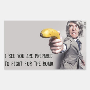 Funny Bad Parking Note Rectangular Sticker