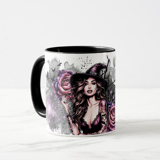 Funny Bad Witch Energy Mug (Front Left)