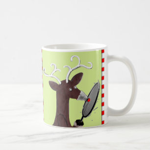 Funny Badminton Christmas Coffee Mug