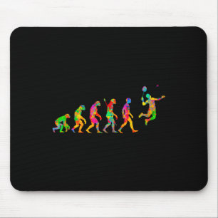 Funny Badminton Colourful For Men Women Ball Sport Mouse Pad