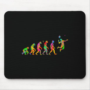 Funny Badminton Colourful For Men Women Ball Sport Mouse Pad