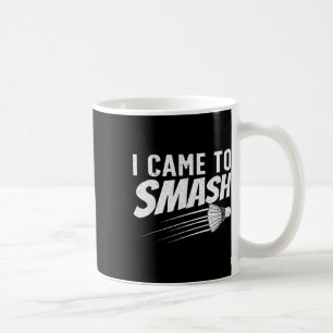 Funny Badminton Design For Men Women Kids Badminto Coffee Mug