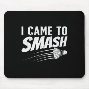 Funny Badminton Design For Men Women Kids Badminto Mouse Pad