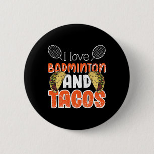 Funny Badminton Gift Idea For Badminton Player 1  6 Cm Round Badge