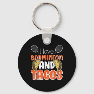 Funny Badminton Gift Idea For Badminton Player Key Ring