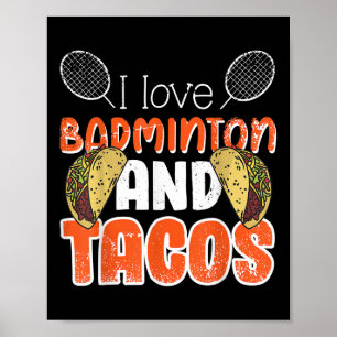 Funny Badminton Gift Idea For Badminton Player  Poster