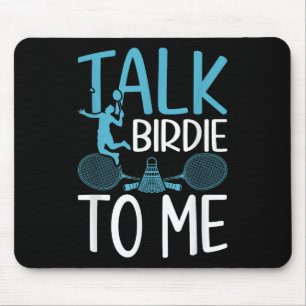 Funny Badminton Humour Smash Shuttle Birdie Sport Mouse Pad