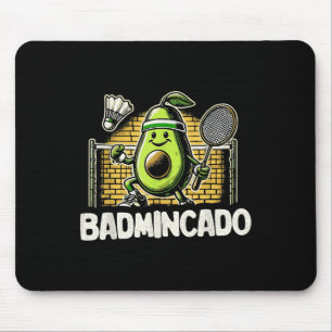Funny Badminton Player Love Shuttle Design 0 Mouse Pad