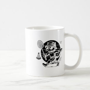 Funny Badminton Player Love Shuttle Design 25 Coffee Mug