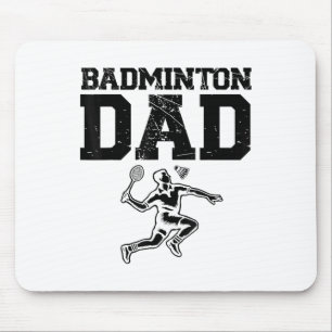Funny Badminton Player Love Shuttle Design 9 Mouse Pad