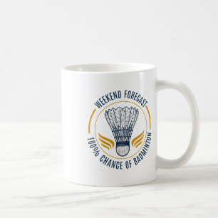 Funny Badminton Shirt Men Women Badminton Player 7 Coffee Mug