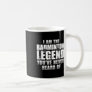 Funny Badminton Shirt Men Women Badminton Player Coffee Mug