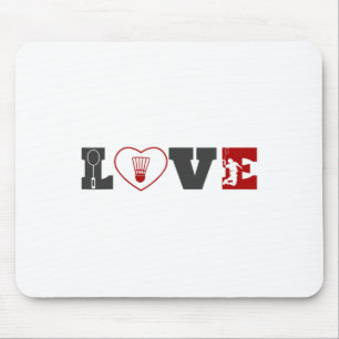 Funny Badminton Shirt Women Badminton Player 1  Mouse Pad