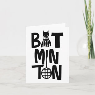 Funny Badminton Shuttle  Card