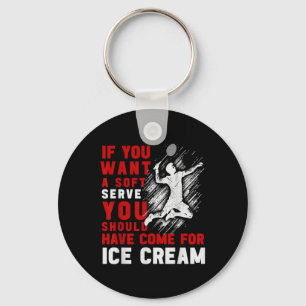 Funny Badminton Shuttle Retro Vintage For Men Wome Key Ring