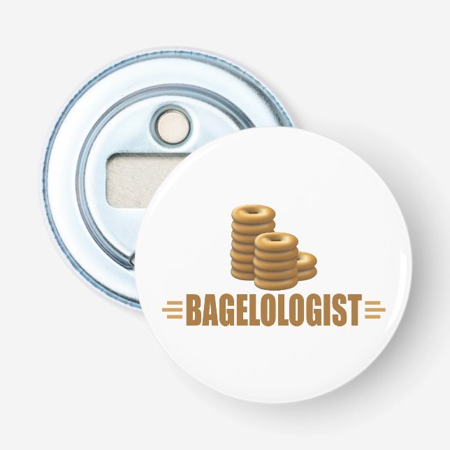 Funny Bagel, Bakery Bottle Opener (Front)