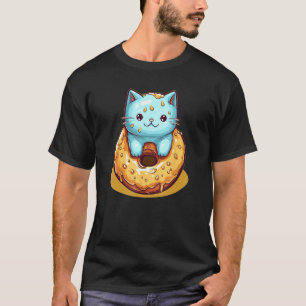 Funny Bagel Breakfast for Cats and Bagels Lovers T-Shirt
