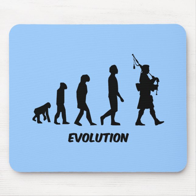 Funny bagpipes mouse pad (Front)