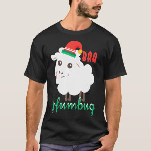 Funny Bah Humbug Sheep Christmas Baa Humbug T-Shirt