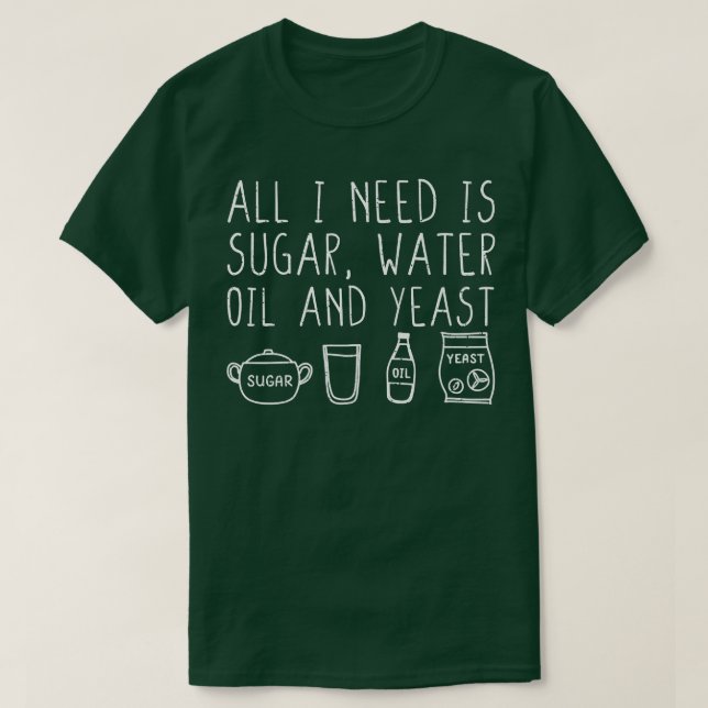 Funny Baker Bread Baker Bread Baking   T-Shirt (Design Front)