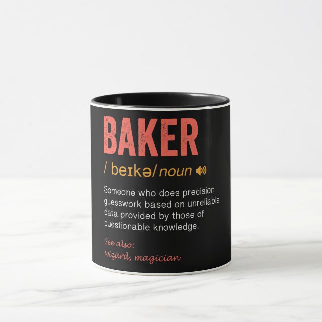 Funny Baker Definition Mug (Center)