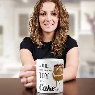 Funny baking cake quote coffee mug