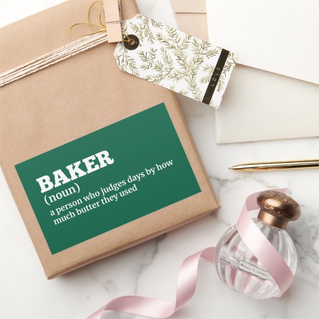 Funny Baking Definition Sticker Gift (Gifting)