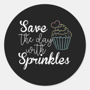 Funny Baking For Homemade Cupcake Pastry Chefs Classic Round Sticker