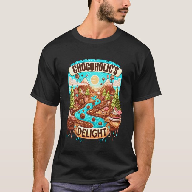 Funny Baking Ganache Bread Chocolate Cake Baker Pa T-Shirt (Front)