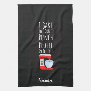 Funny Baking Gifts For Adults Baker Custom Humor Tea Towel