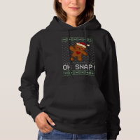Funny Baking Oh Gingerbread Snap Ugly Christmas Gi