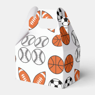 Funny Ball Pattern Favour Box