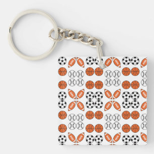 Funny Ball Pattern Key Ring