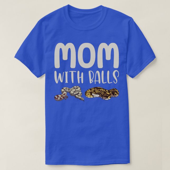 Funny Ball Python Snake4 T-Shirt (Design Front)