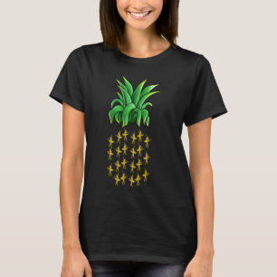 Funny Ballet Dancer Pineapple Women Fruit Lover Gi T-Shirt