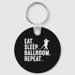 Funny Ballroom Design For Men Women Dance Ballroom Key Ring
