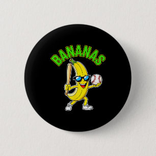 Funny banana  6 cm round badge