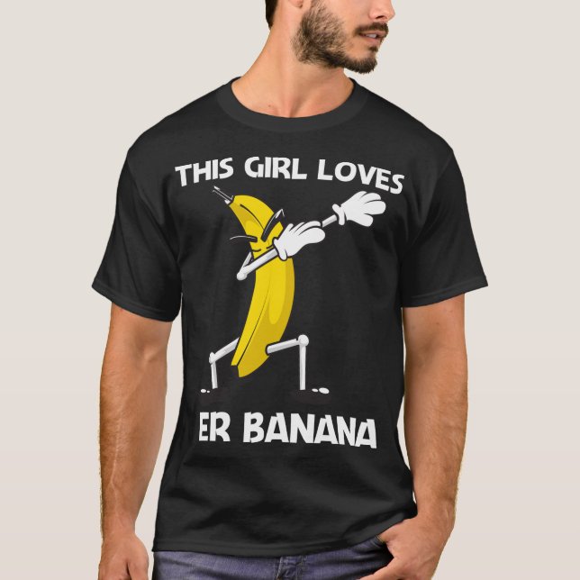 Funny Banana Art For Girls Kids Berry Fruit Smooth T-Shirt (Front)
