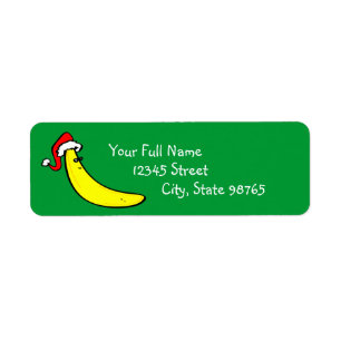 Funny Banana Custom Return Address Label
