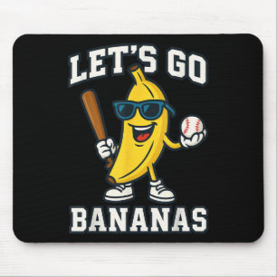 Funny Banana Fruit Lover Bananas Last Name Persona Mouse Pad