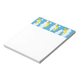 Funny Banana Fruit Lover Gifts Food Humour Emojis Notepad