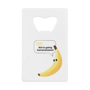 Funny Banana Pun Party pattern colourful - editabl