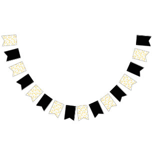 Funny Banana Pun Party pattern colourful - editabl Bunting